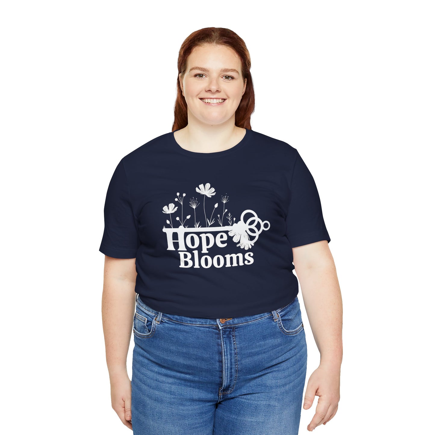 Hope Blooms Unisex Jersey Short Sleeve Tee