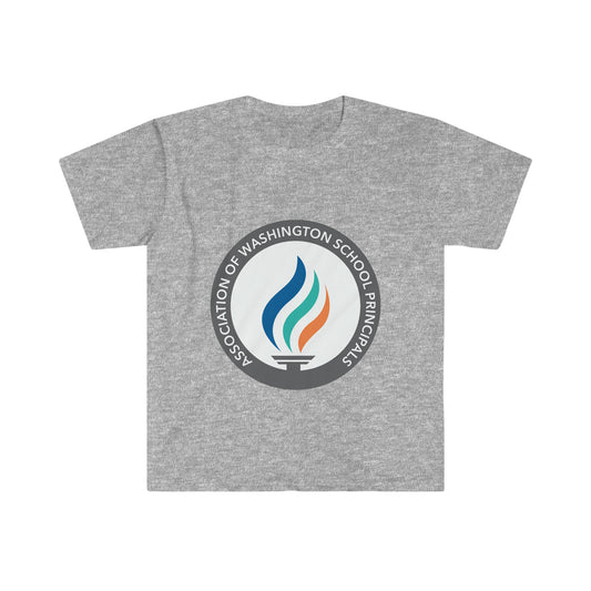 AWSP logo w/message unisex softstyle t-shirt