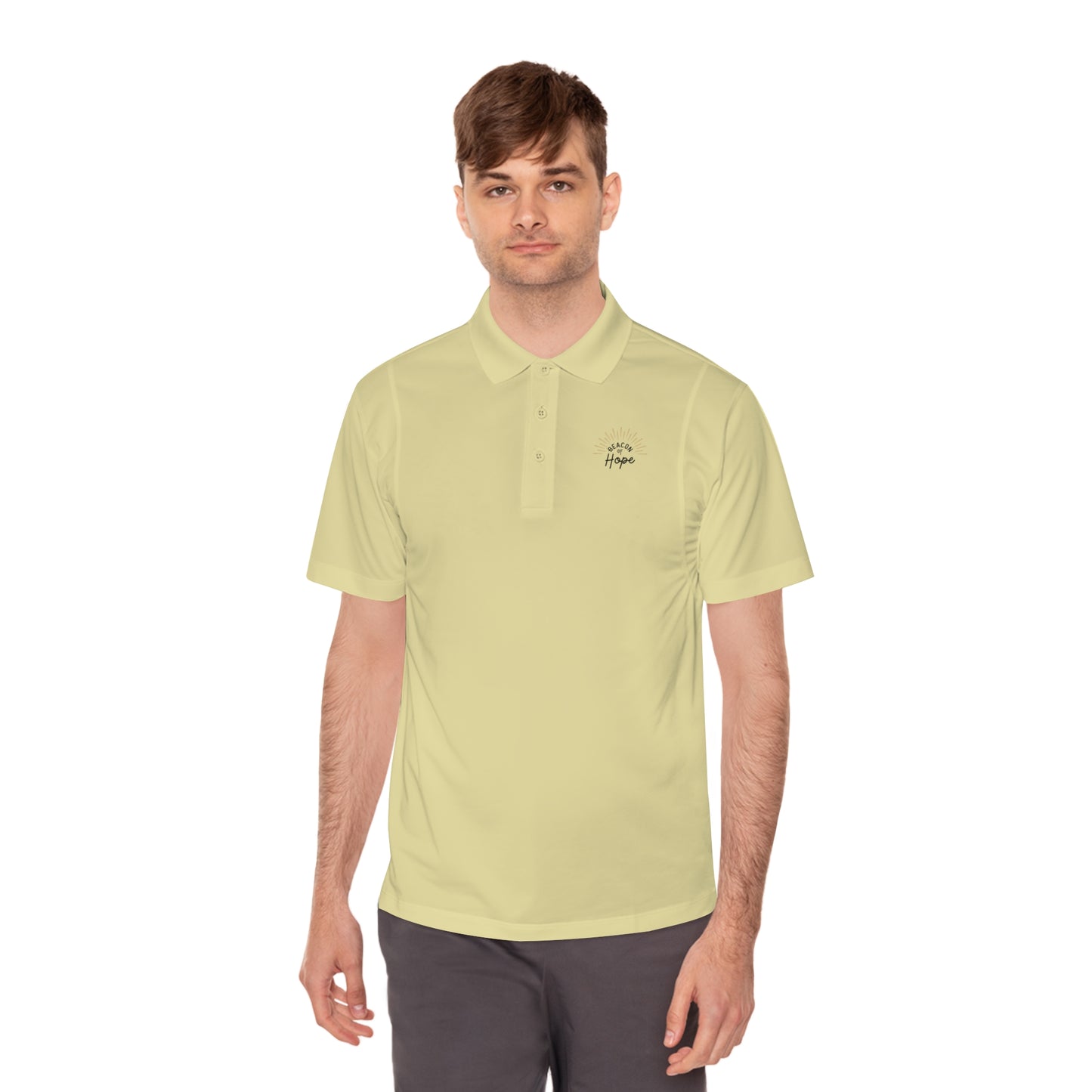 "Beacon of Hope" Men's Sport Polo Shirt