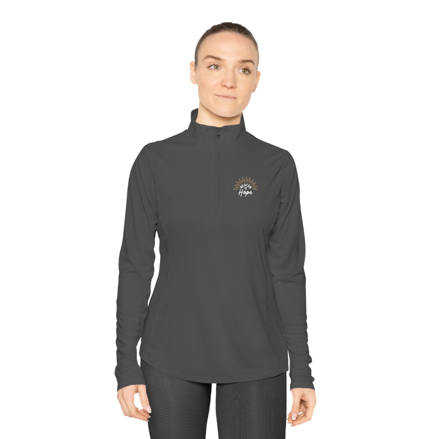 "Beacon of Hope" Ladies Quarter-Zip Pullover