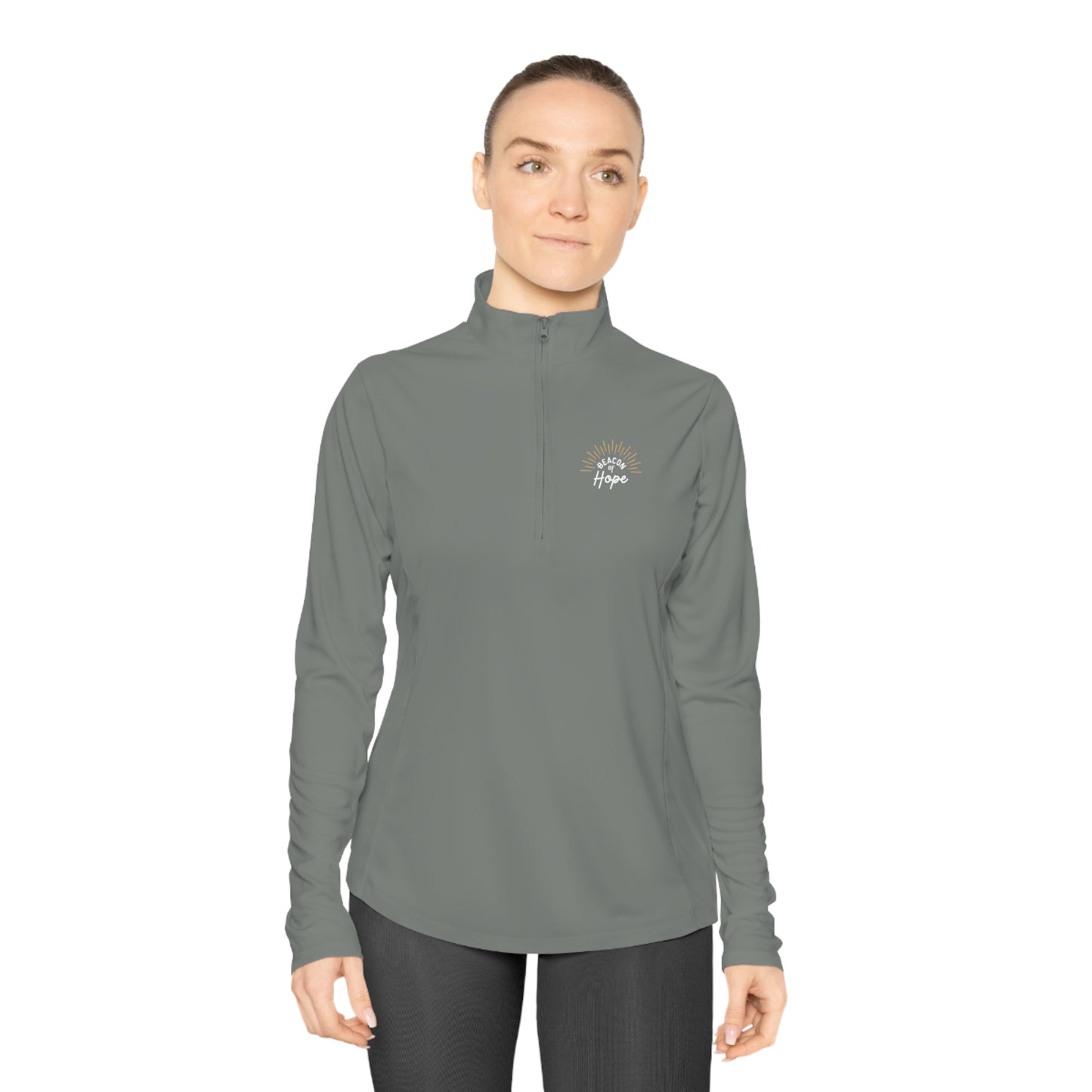 "Beacon of Hope" Ladies Quarter-Zip Pullover