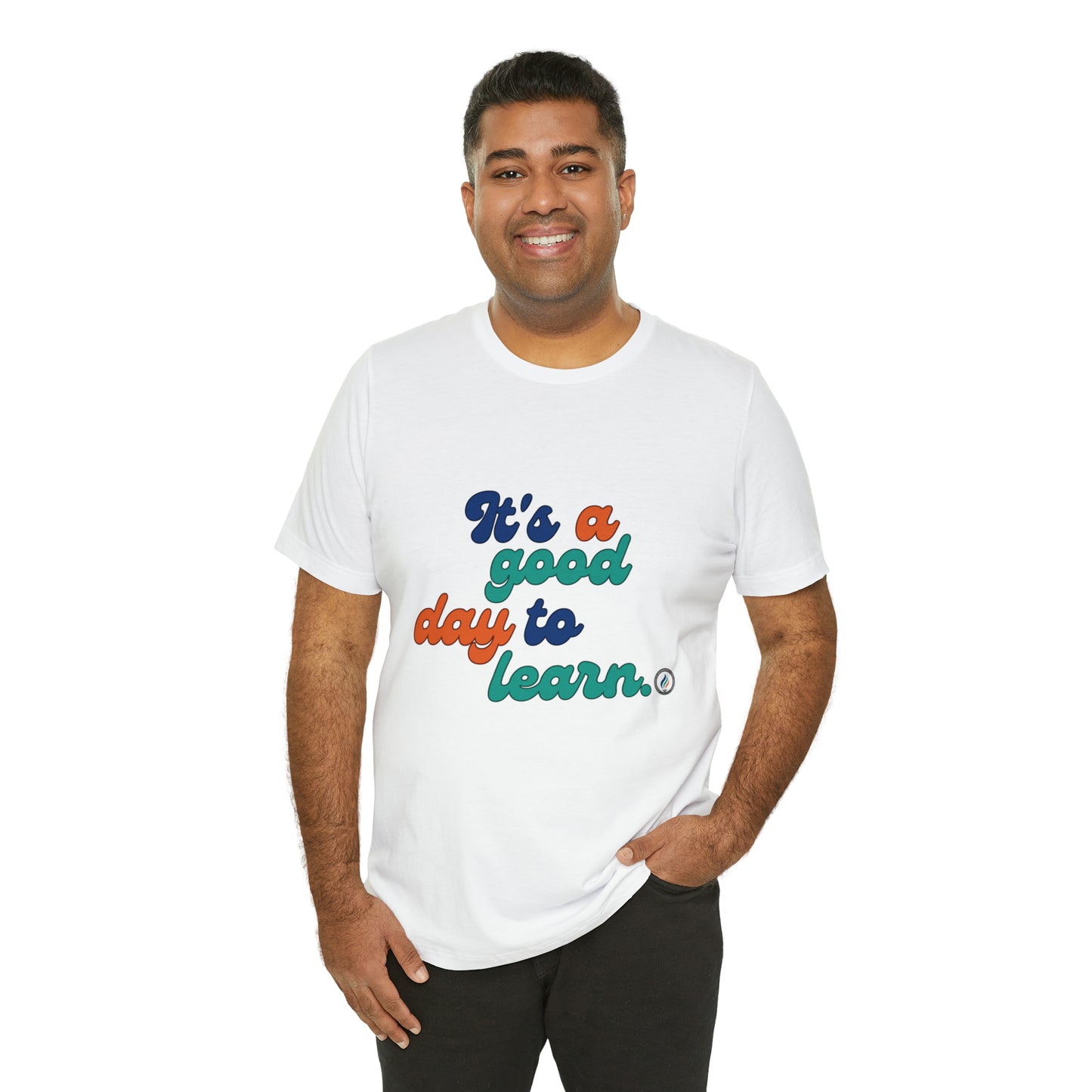 "It's a good day to learn" Unisex soft Jersey Short Sleeve Tee