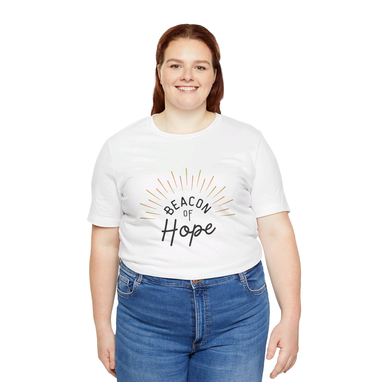 "Beacon of Hope" Unisex Jersey Short Sleeve Tee