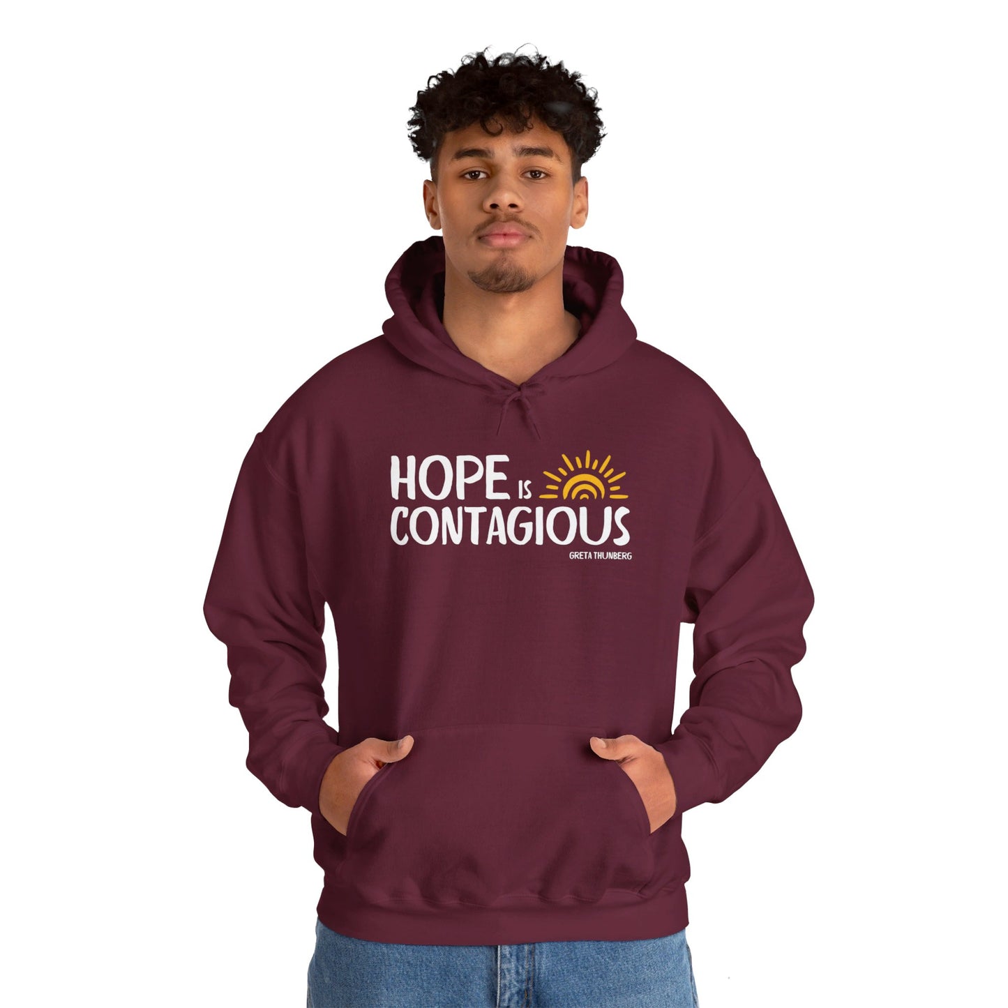 Hope is Contagious | Unisex Heavy Blend™ Hooded Sweatshirt