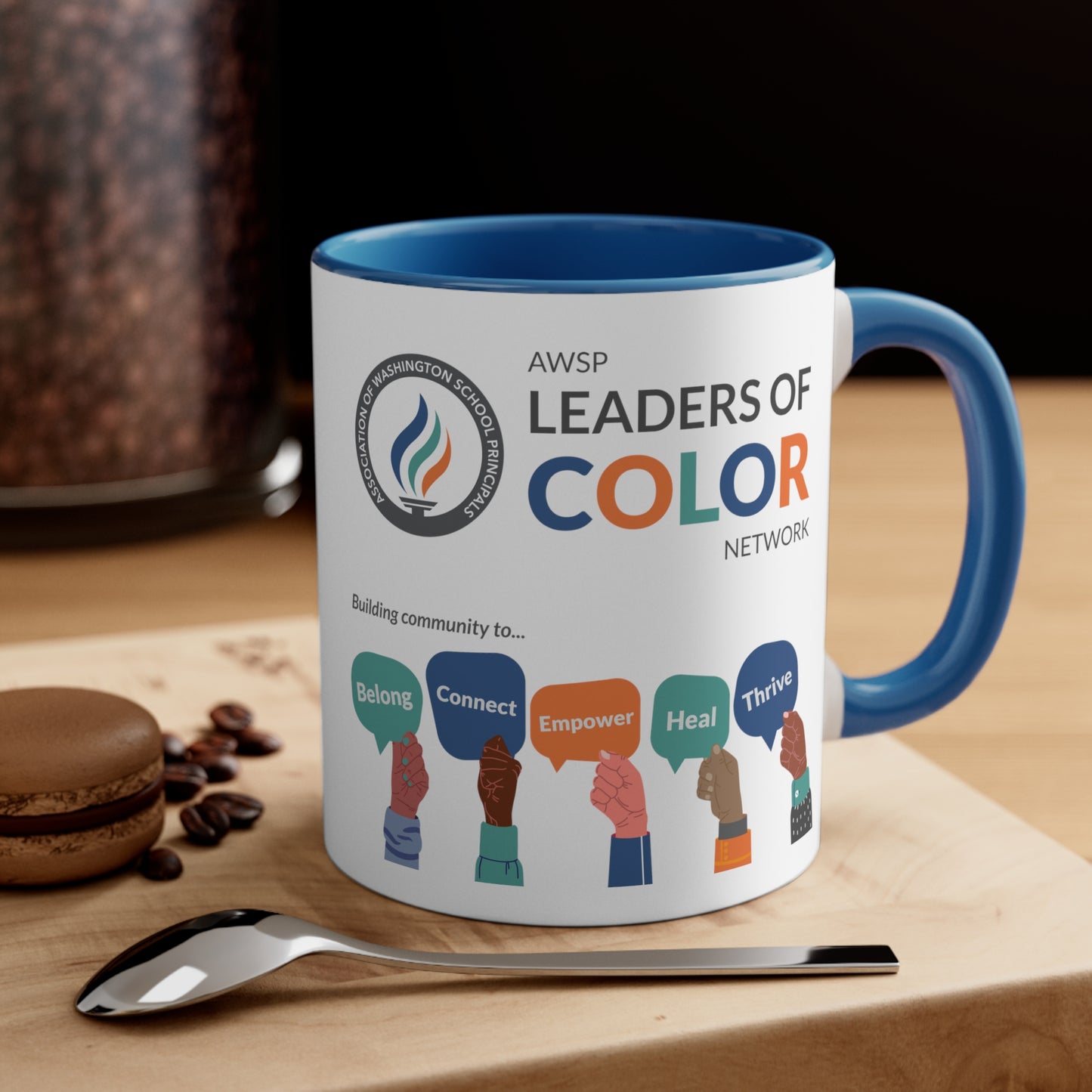 Leaders of Color Accent Mug