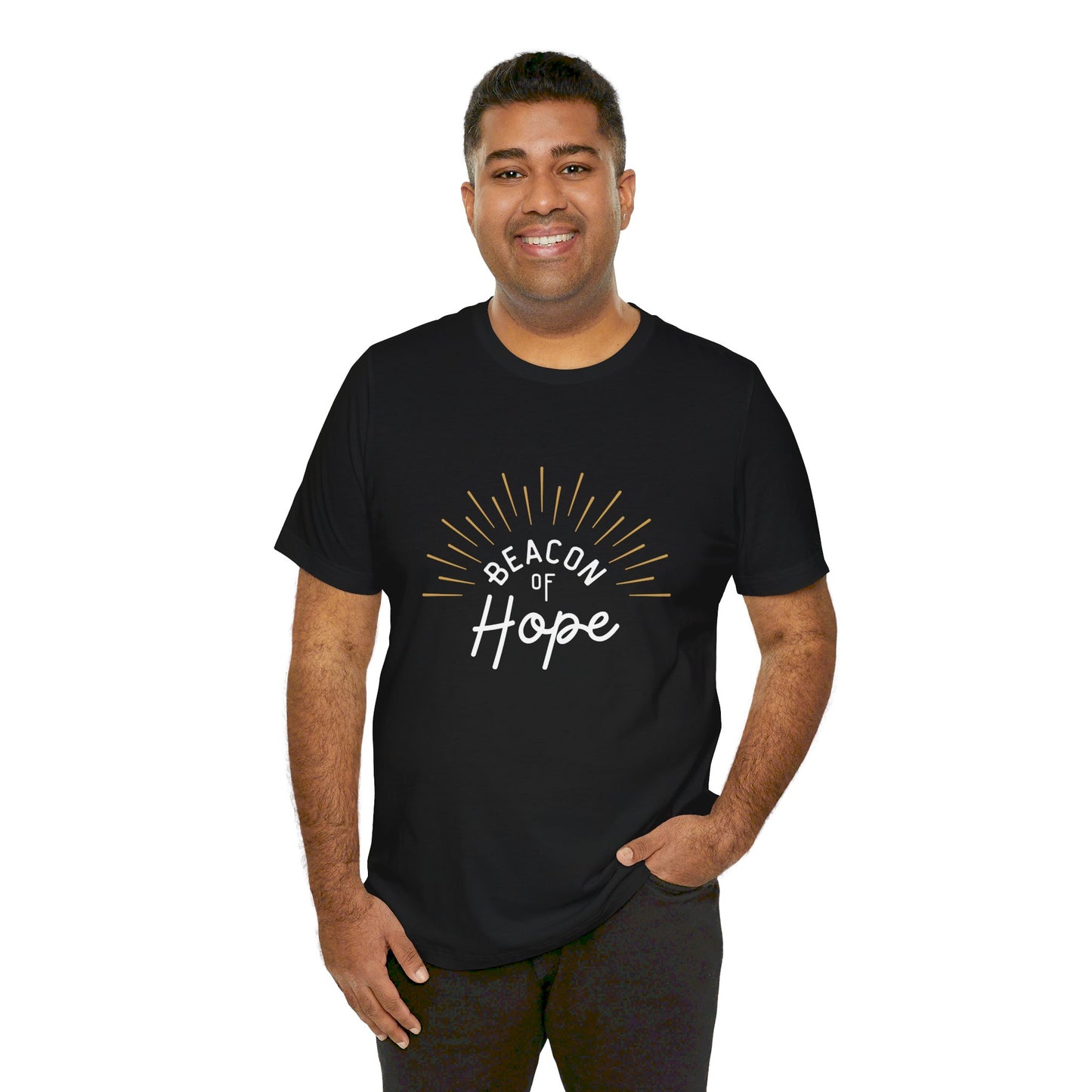 "Beacon of Hope" Unisex Jersey Short Sleeve Tee